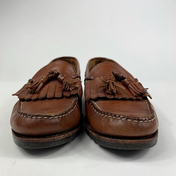 Allen Edmunds Dellwood Leather Tassel Loafers 9.5 - Picture 2 of 6